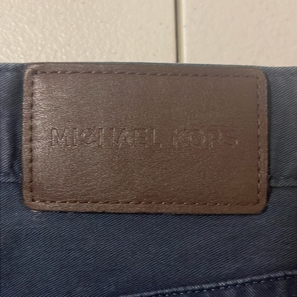 Men’s Michael Kors Parker Slim Fit Navy Stretch Pants Size 34/30 - Picture 5 of 5
